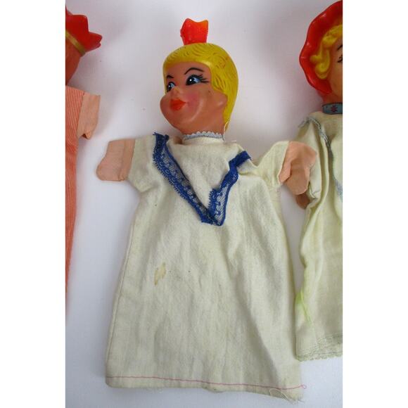 5 Punch and Judy Show Hand Puppets Mister Rogers, Red Riding Hood, Grandma ++++ - Picture 3 of 11